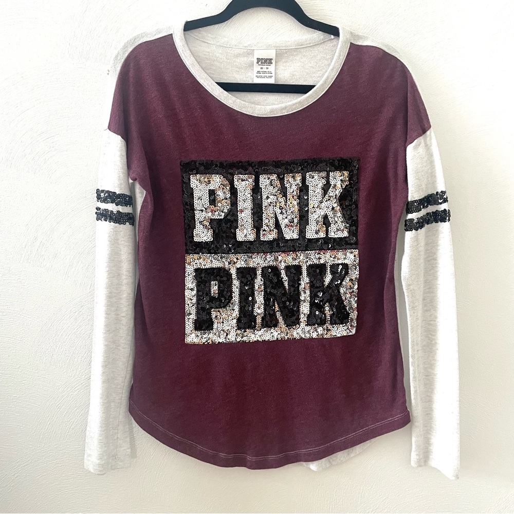 VS PINK Sequin Bling Tee